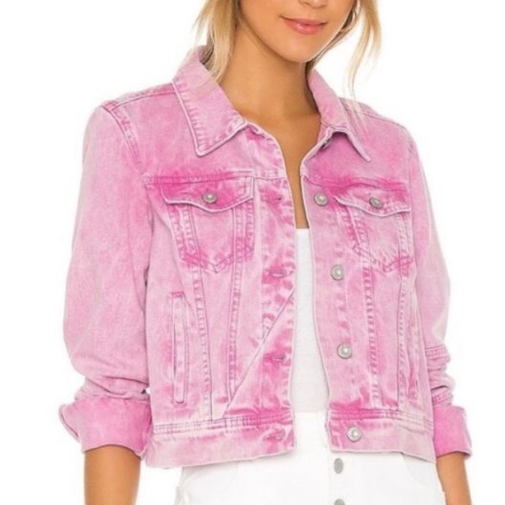 We The Free Rumors Pink Denim Jacket